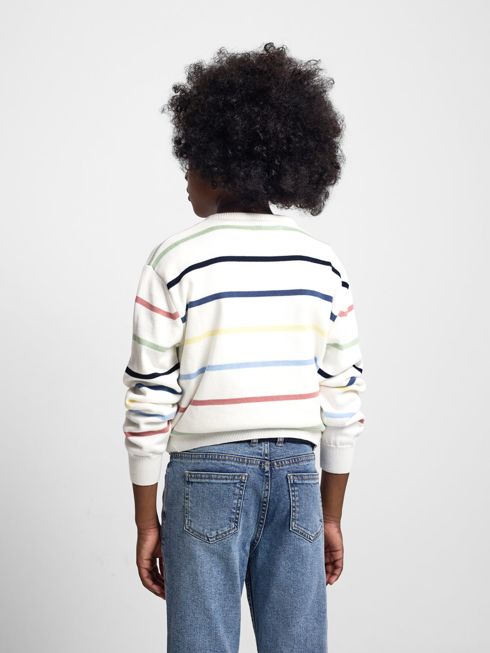 Kids' multicolor striped sweater