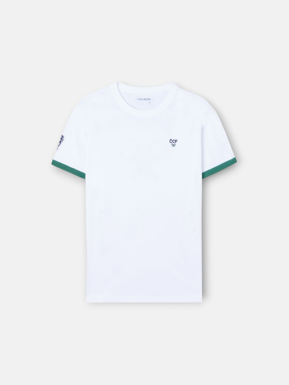Camiseta kids silbon CCF blanca