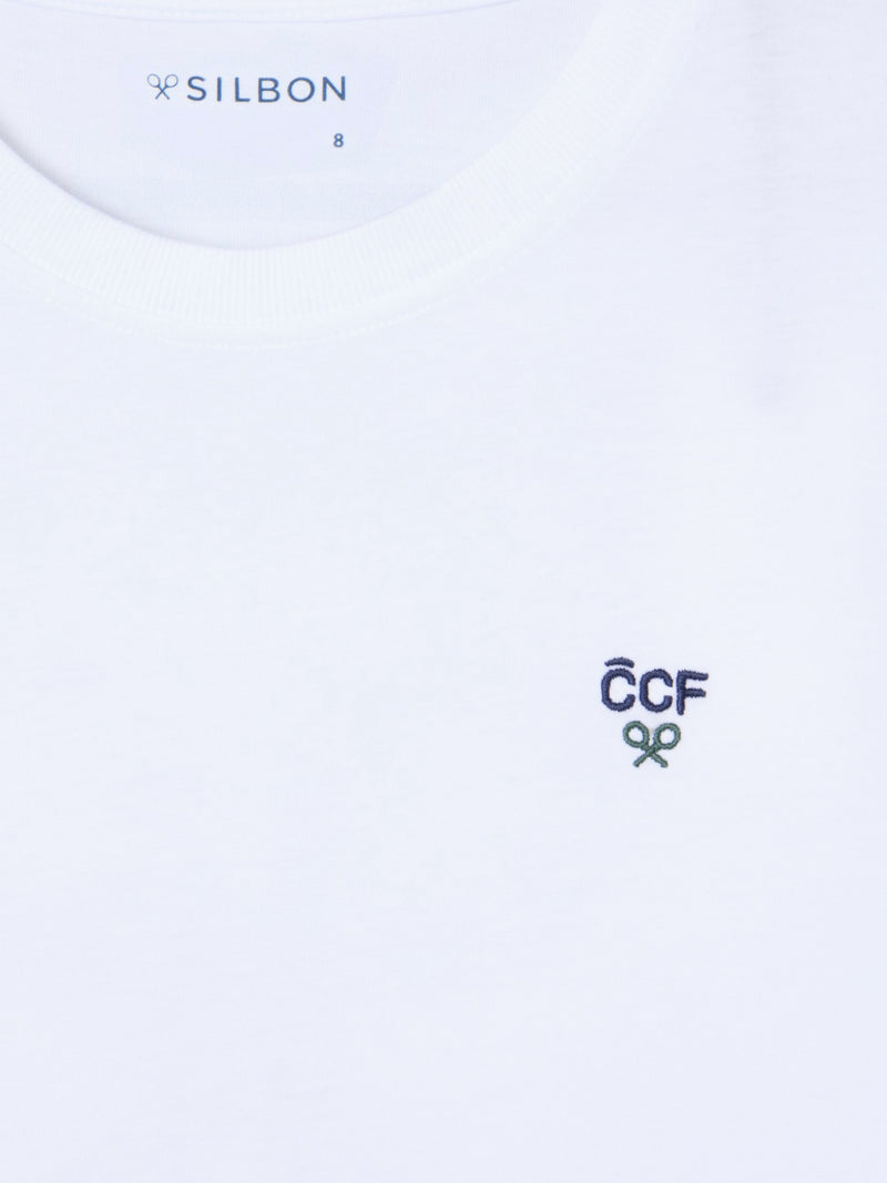 T-shirt enfant Silbon CCF blanche