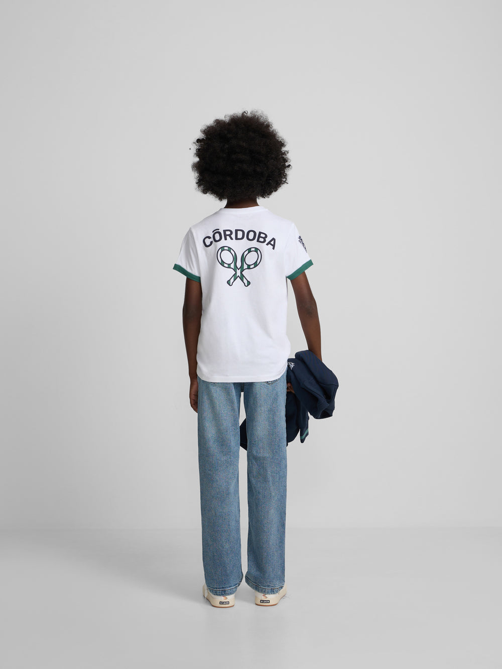 Camiseta kids silbon CCF blanca