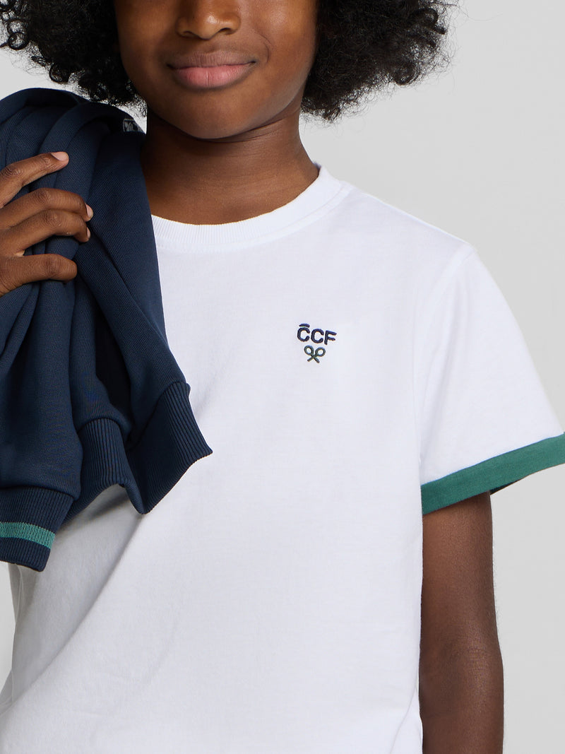 T-shirt enfant Silbon CCF blanche