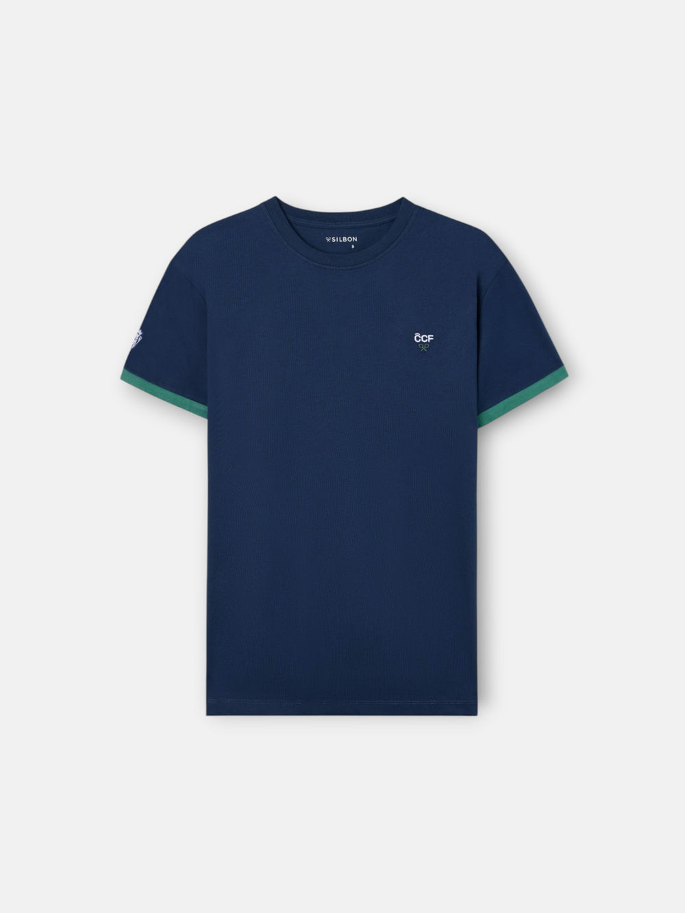 Camiseta kids silbon CCF azul marino