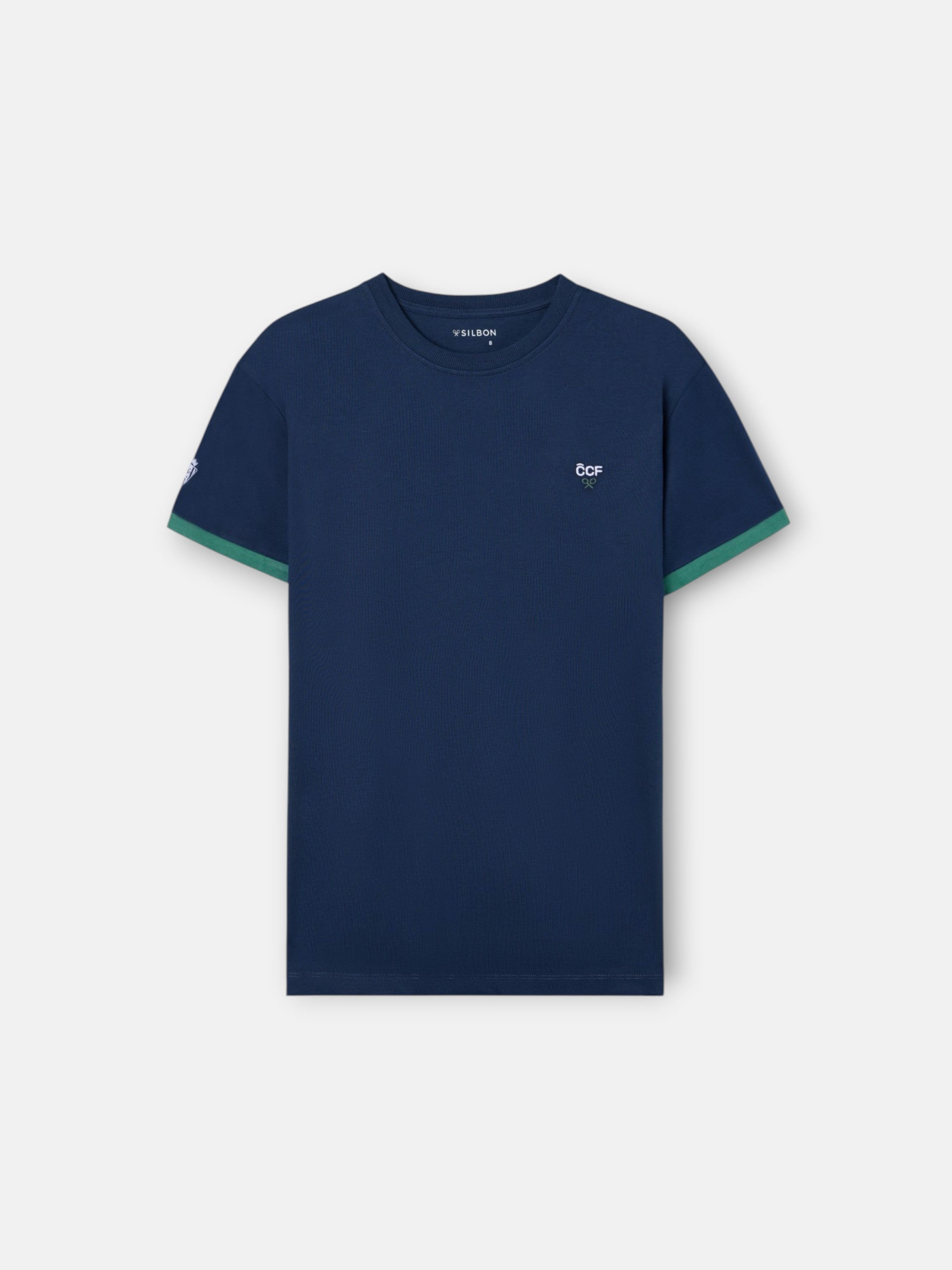 Camiseta kids silbon CCF azul marino
