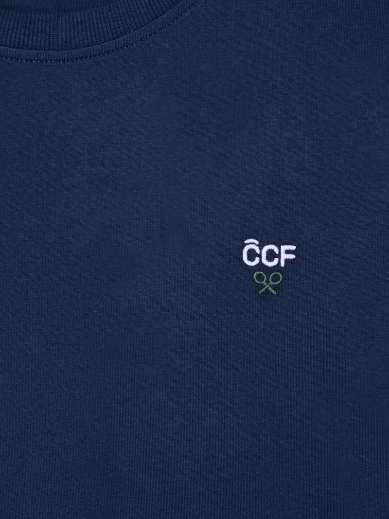 T-shirt enfant Silbon CCF bleu marine