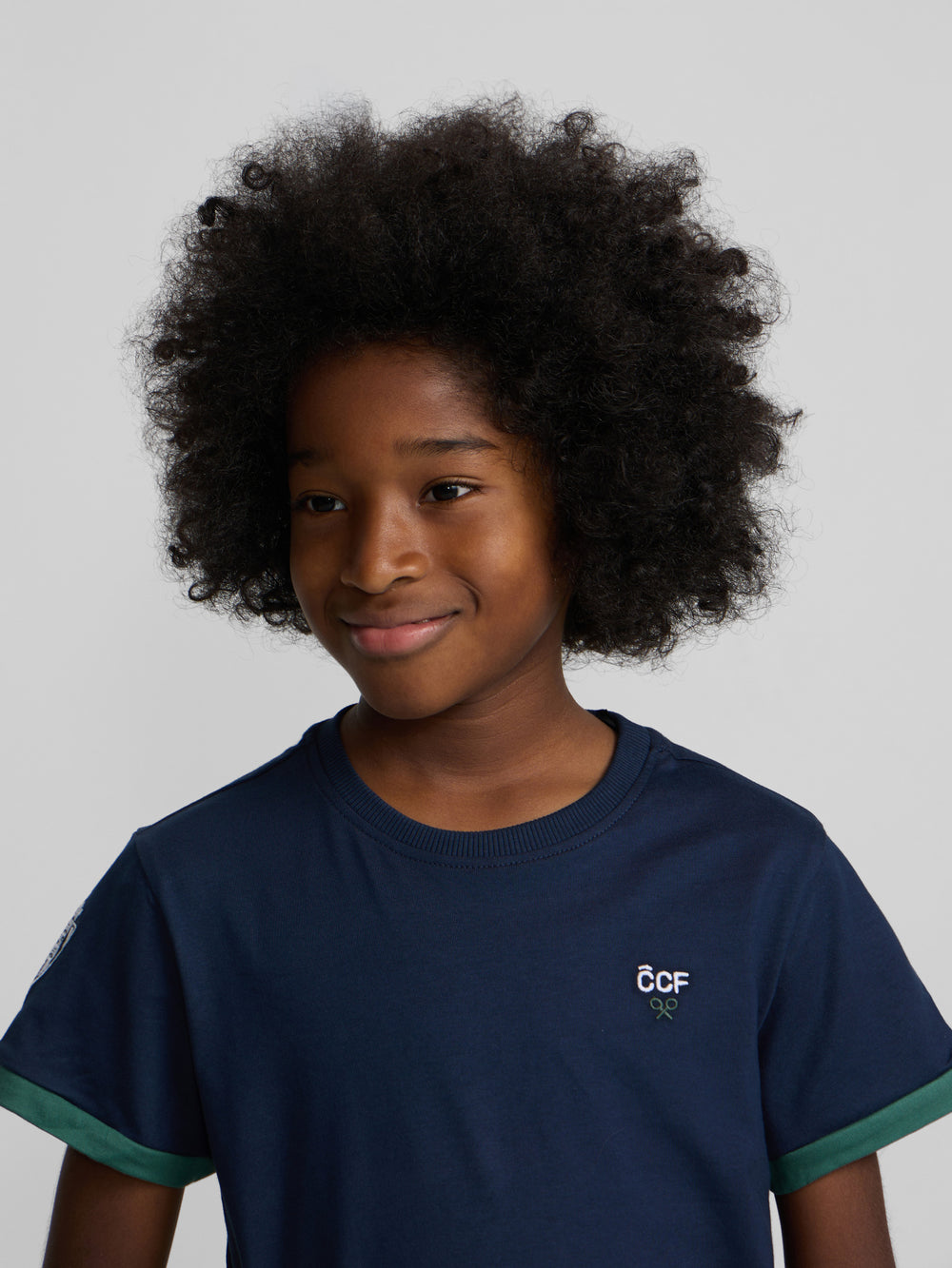 Camiseta kids silbon CCF azul marino