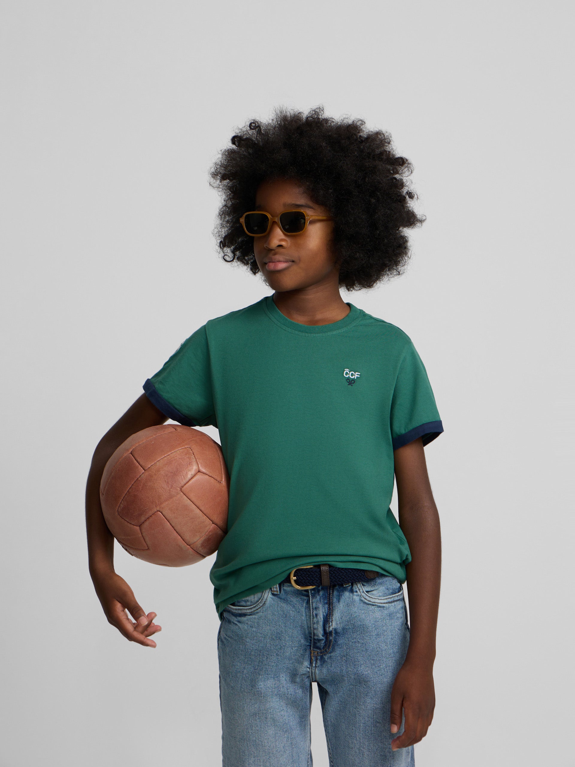 Camiseta kids silbon CCF verde