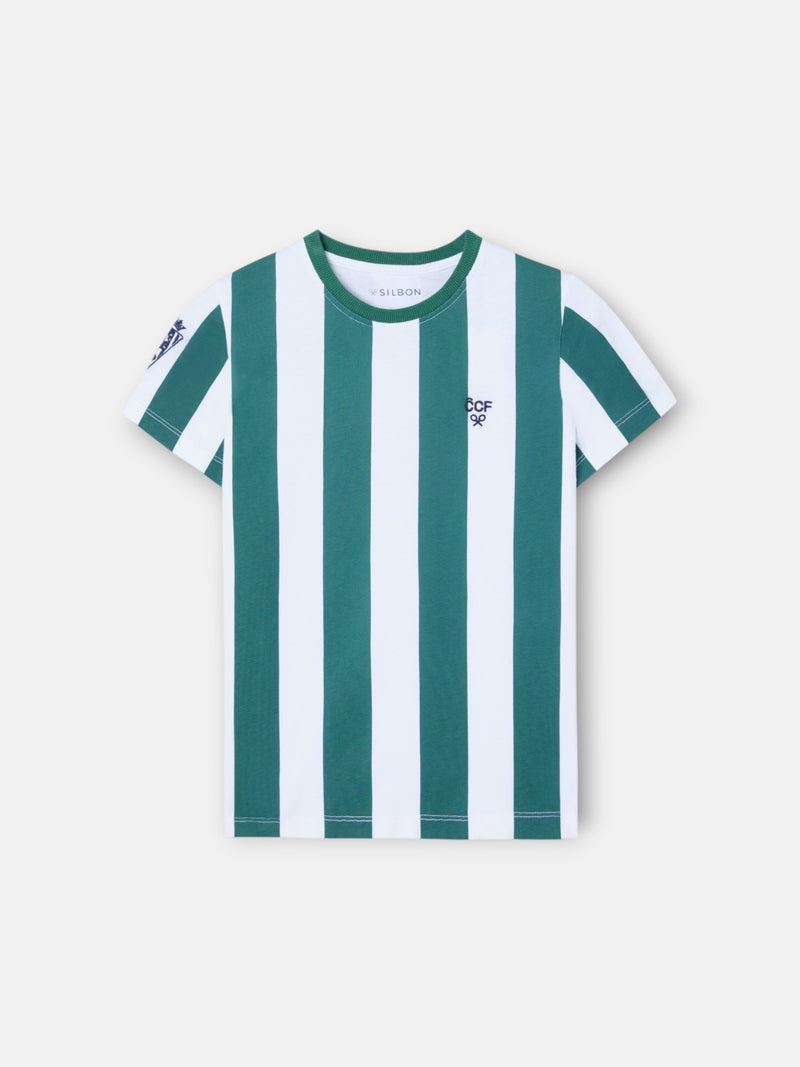 T-shirt enfant Silbon CCF rayures