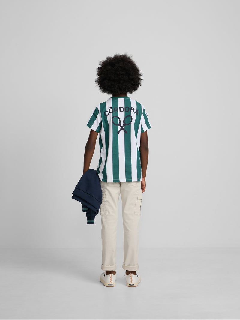 T-shirt enfant Silbon CCF rayures