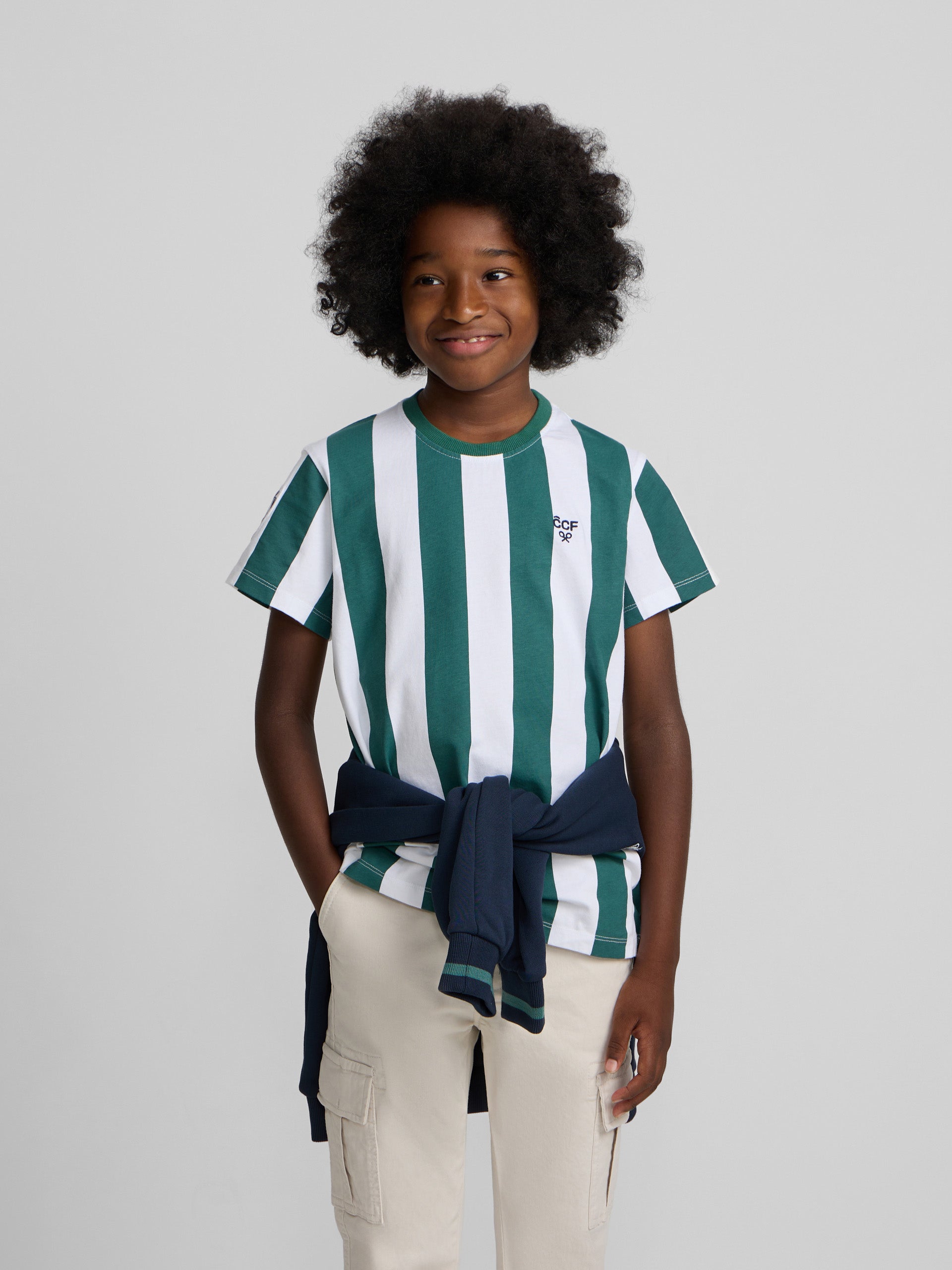 Camiseta kids silbon CCF franjas