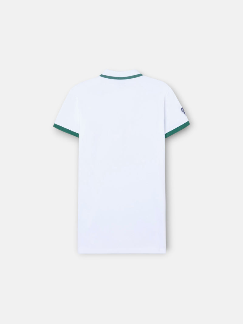 Polo enfant Silbon CCF blanc