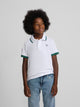 Polo enfant Silbon CCF blanc
