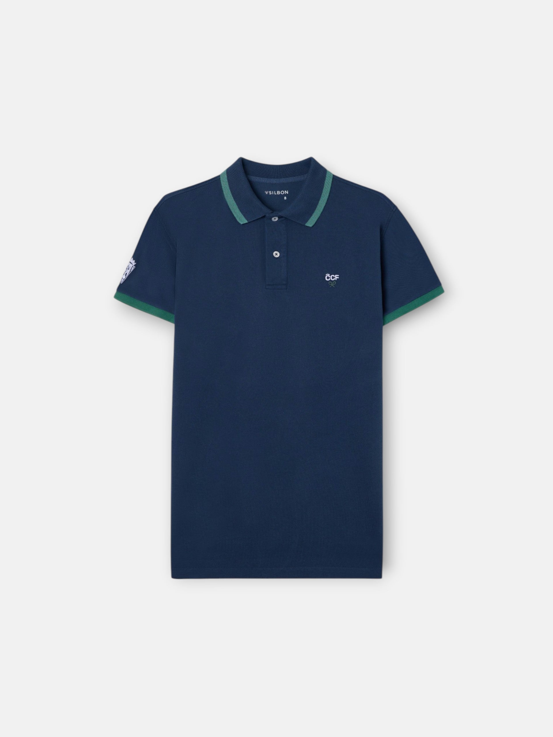 Polo kids silbon CCF azul marino