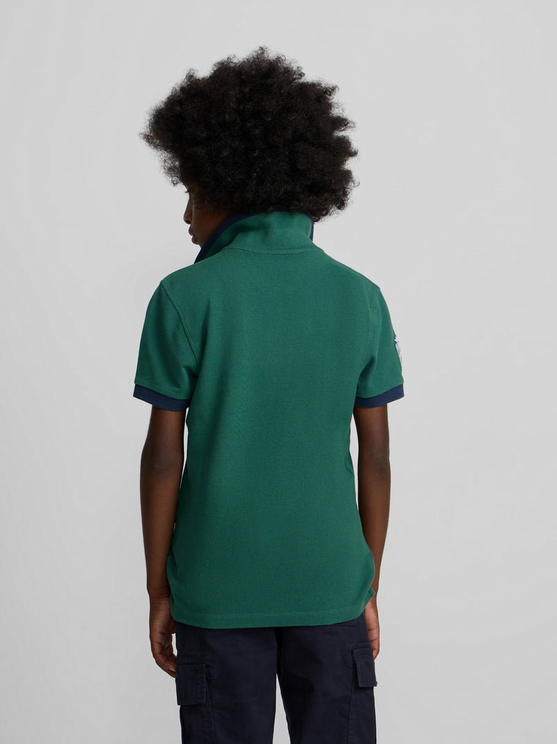 Polo enfant Silbon CCF vert