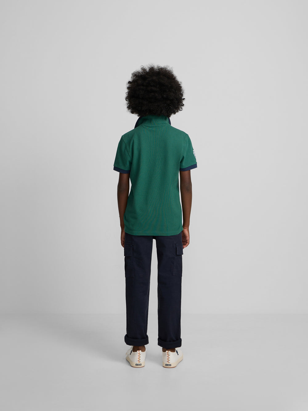 Polo criança Silbon CCF verde