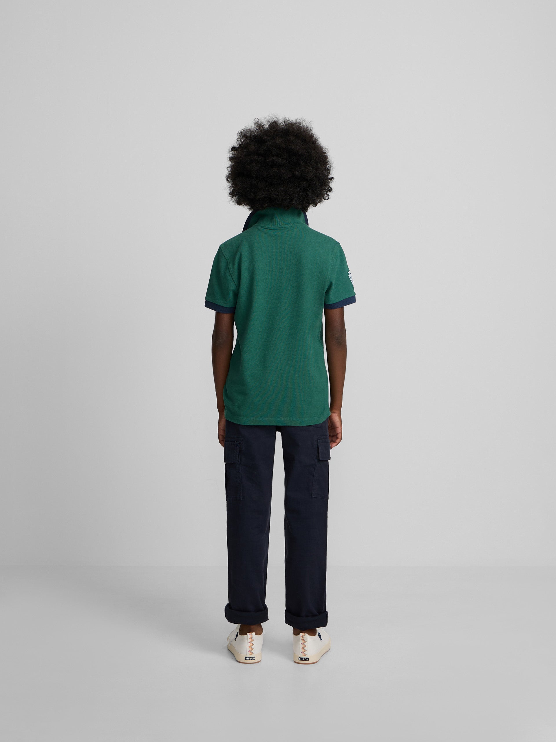 Polo kids silbon CCF verde