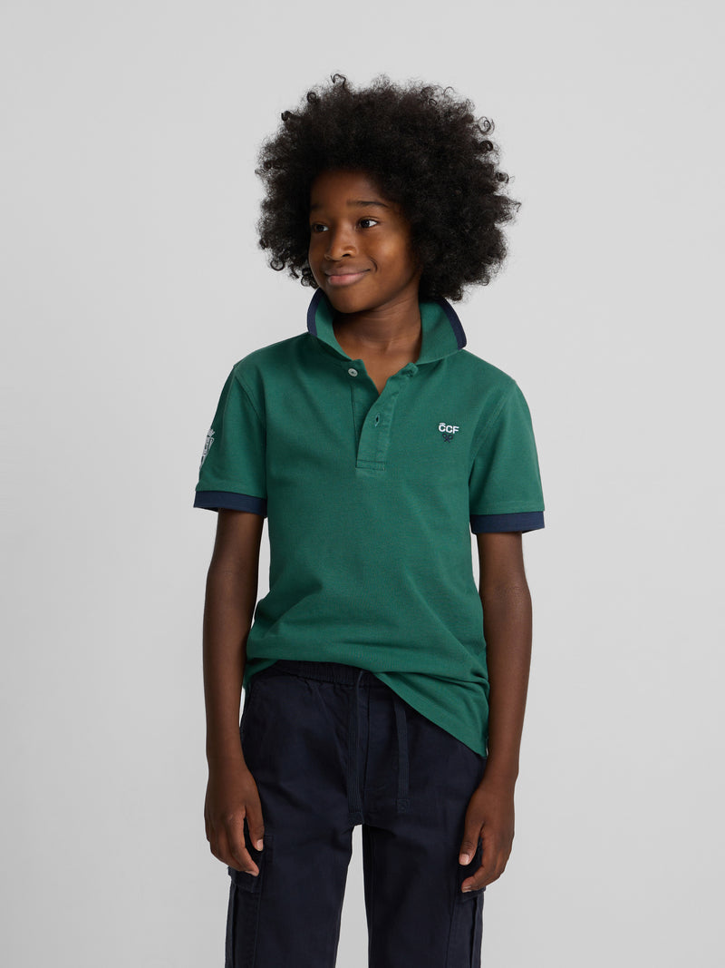 Polo enfant Silbon CCF vert