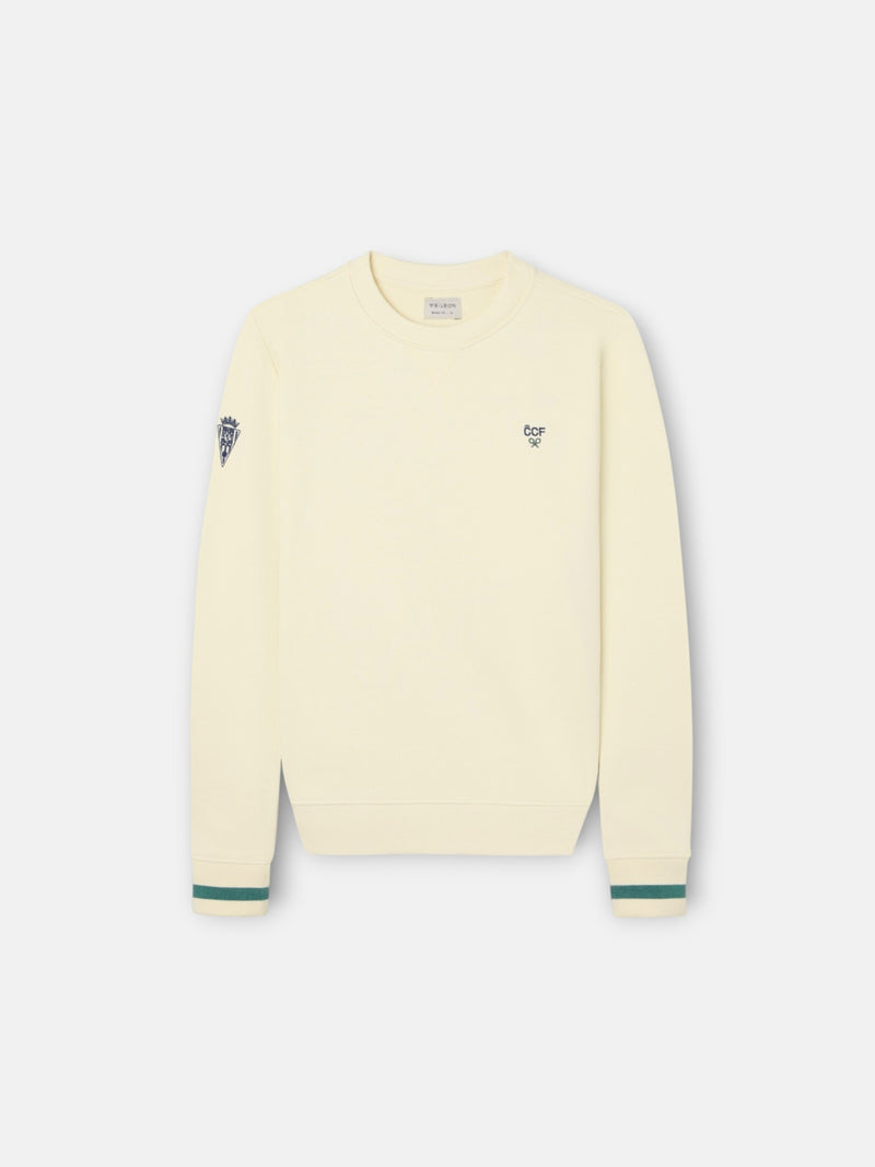 Sweat-shirt enfant Silbon CCF crème