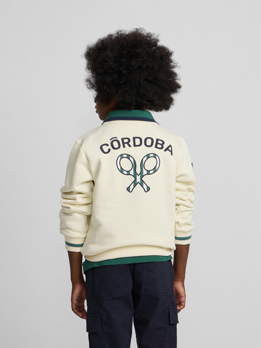 Sweatshirt kids silbon CCF creme