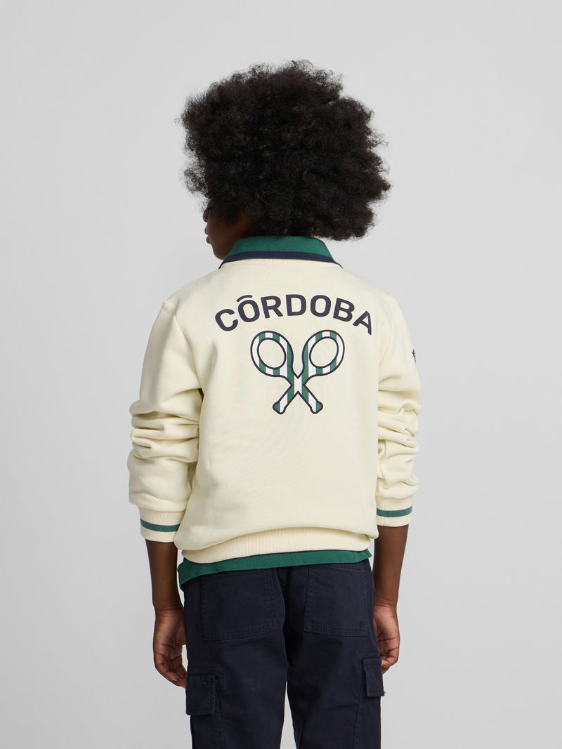 Sweat-shirt enfant Silbon CCF crème