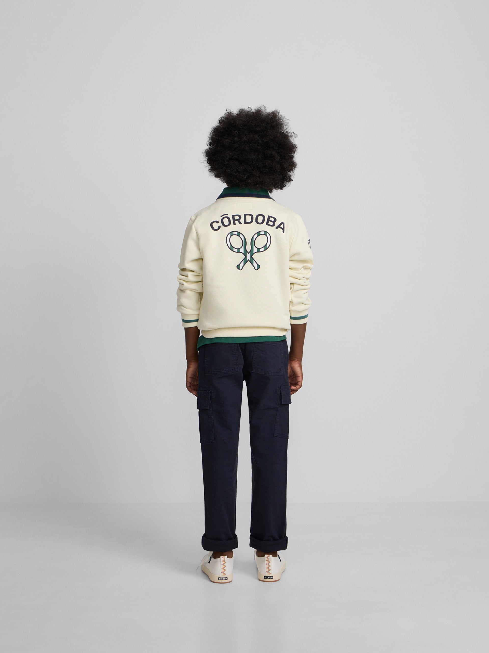 Sudadera kids silbon CCF crema
