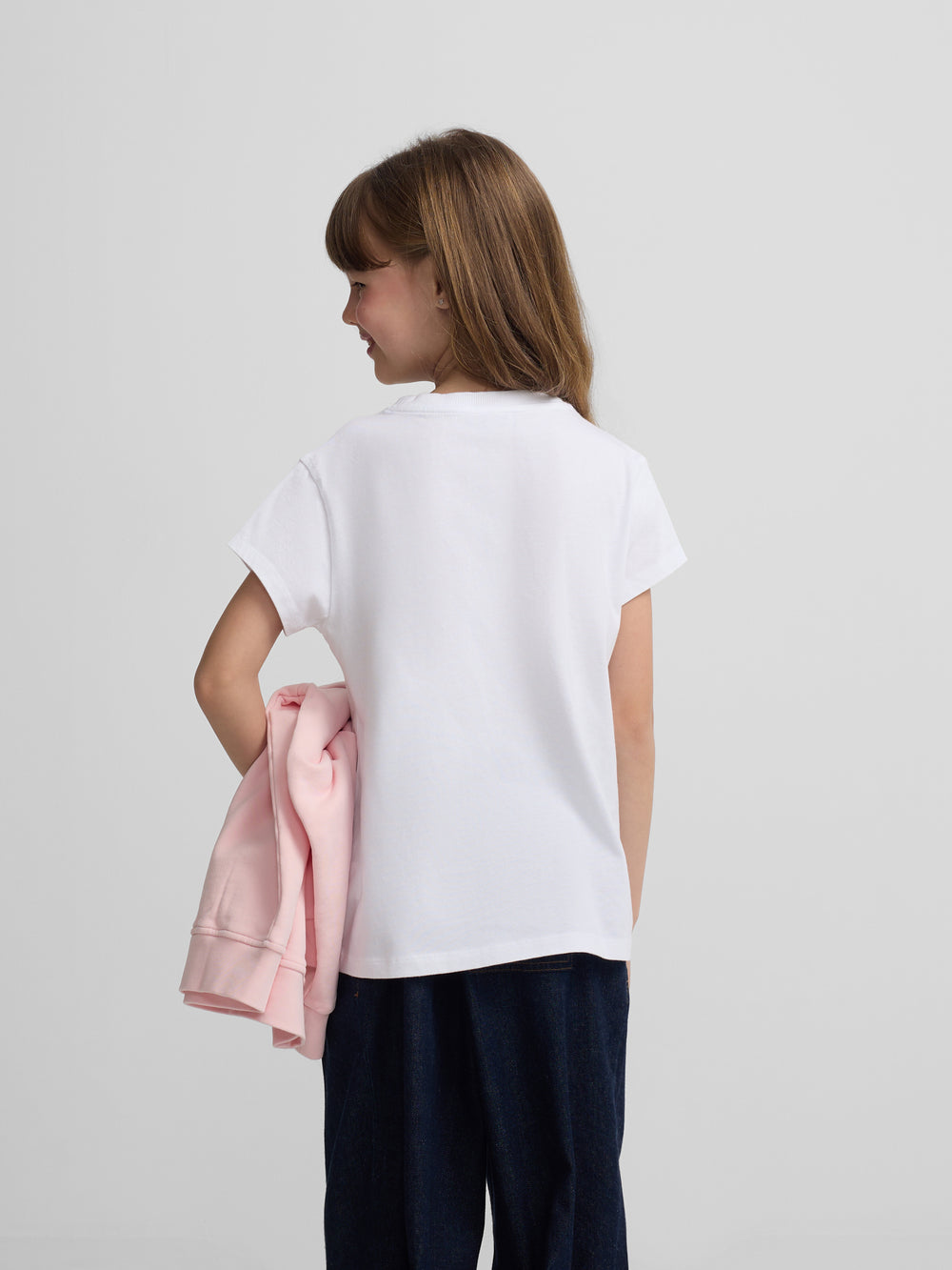 Camiseta girl clasica blanca