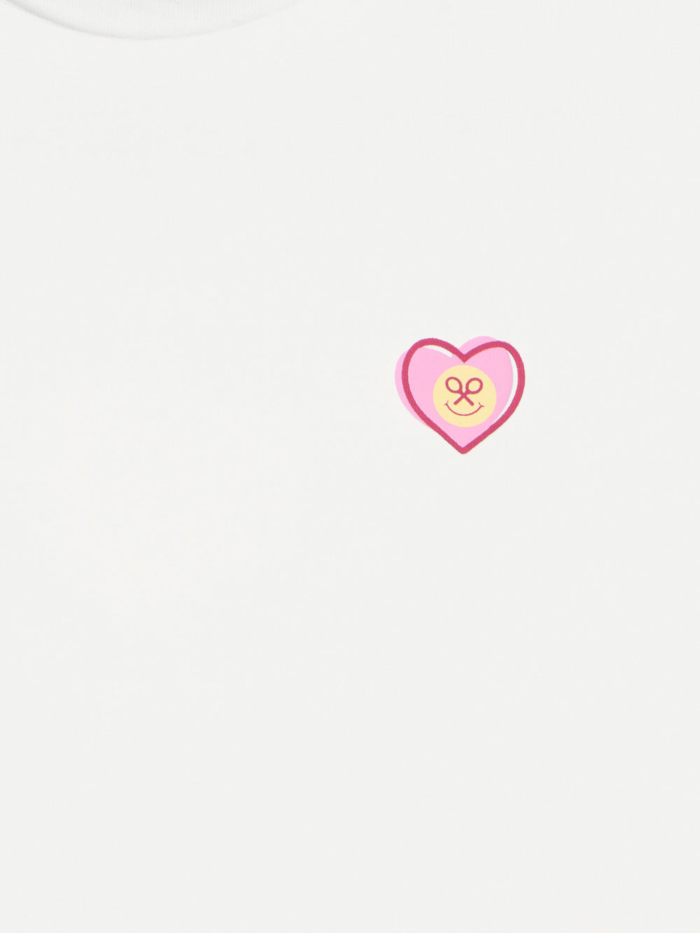 Camiseta girl silbon love blanca