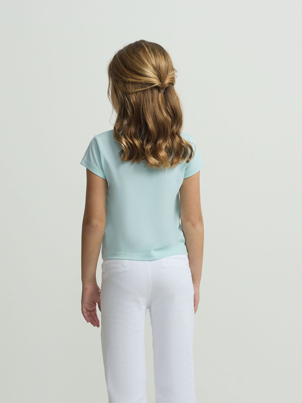 Camiseta girl raquetas multicolor azul