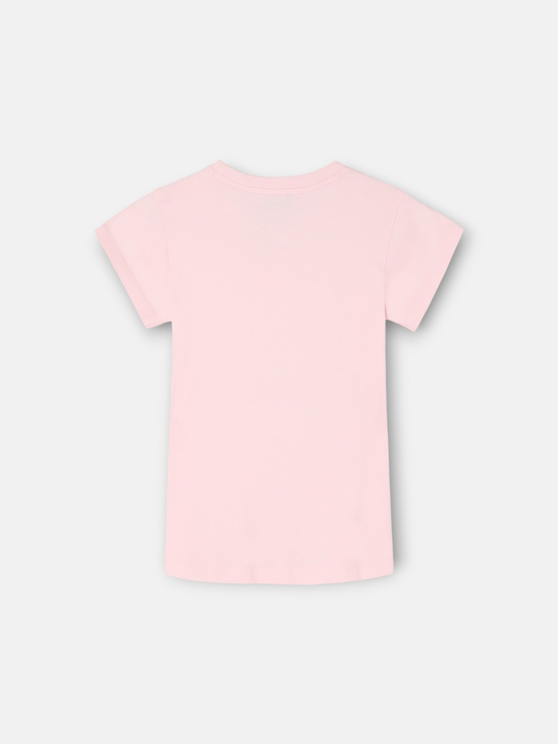 Camisola clássica rosa para menina