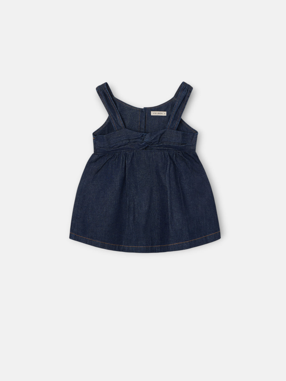 Top girl denim azul