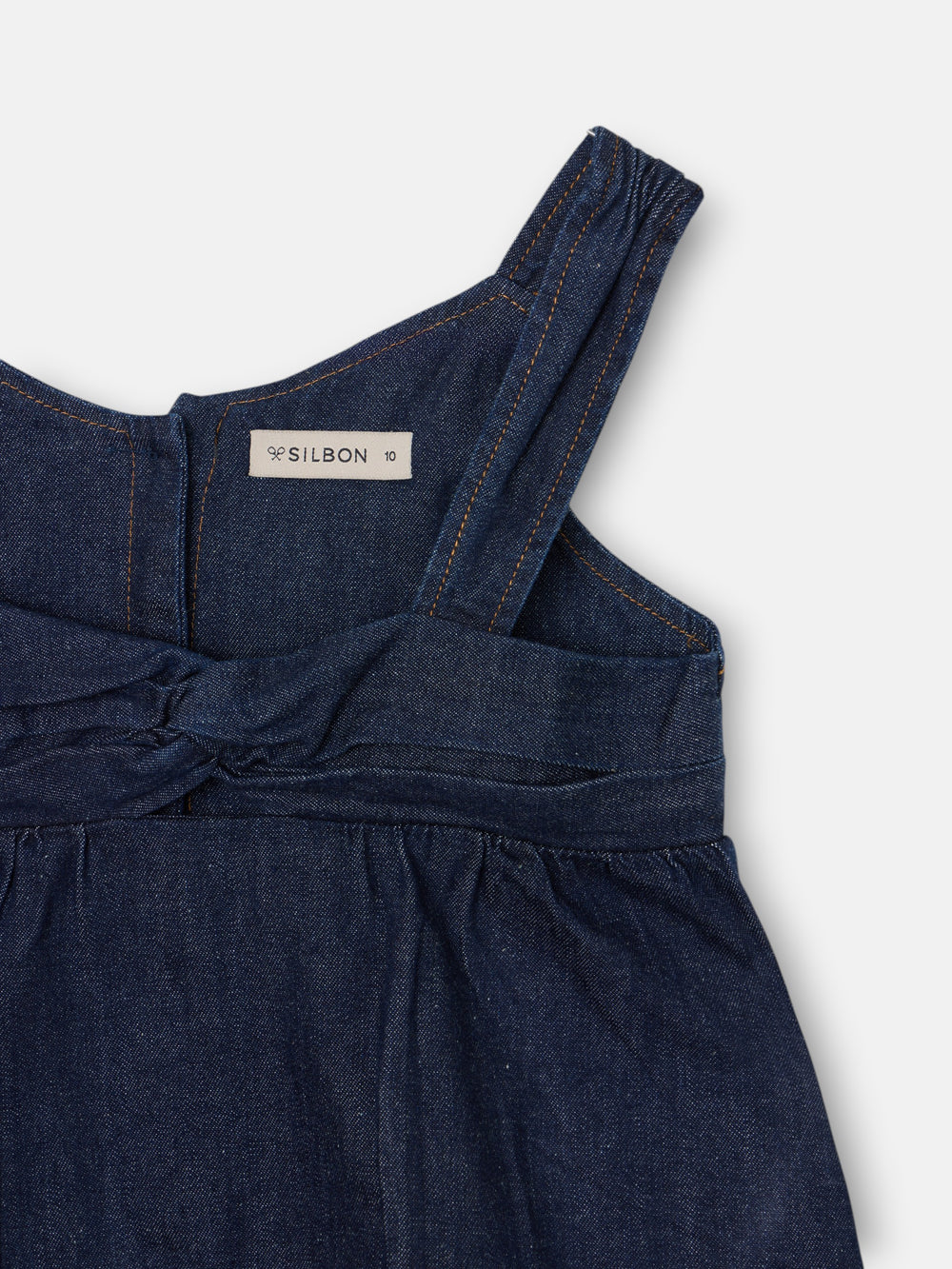 Top girl denim azul
