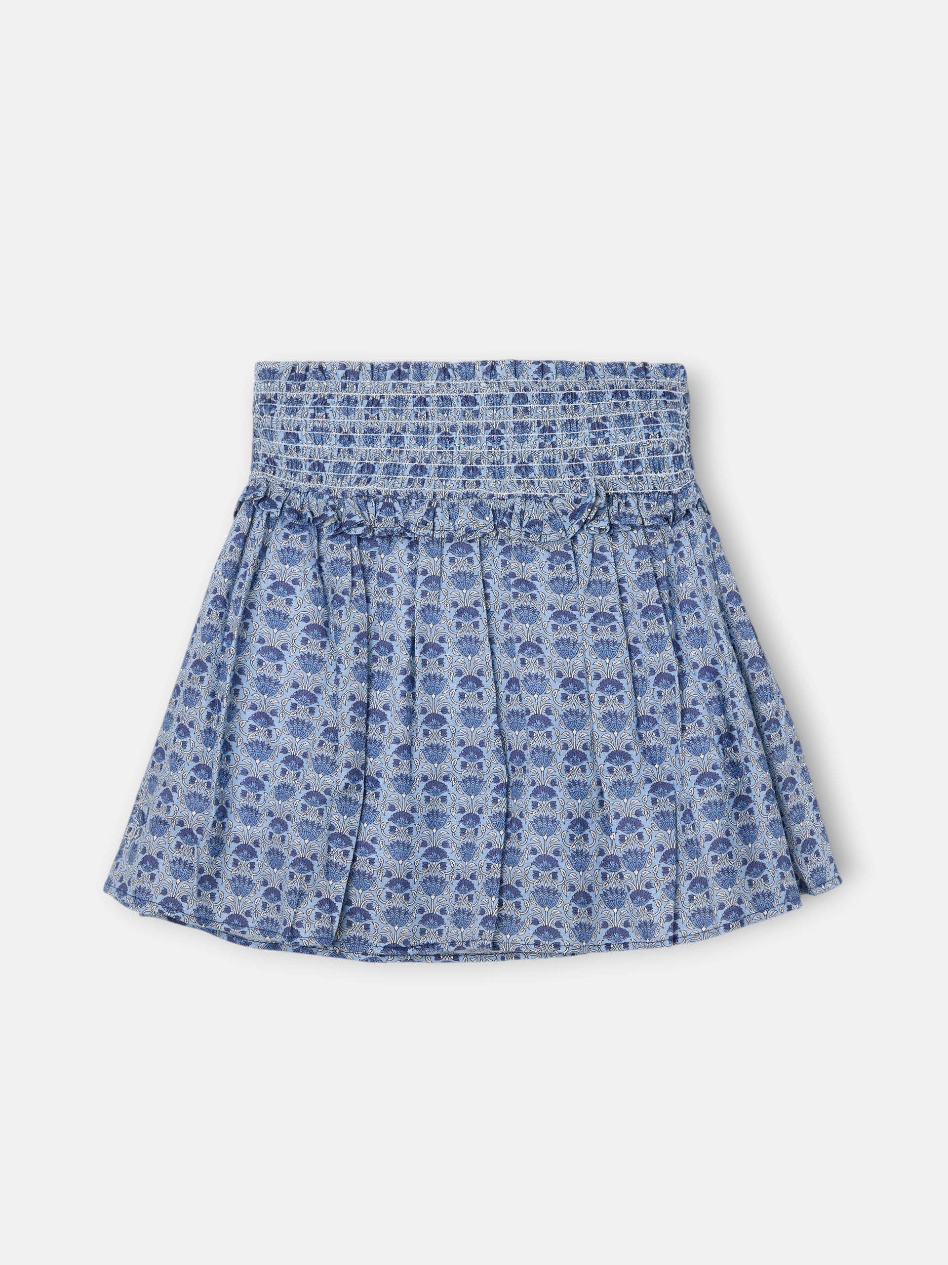 Falda girl estampado azul
