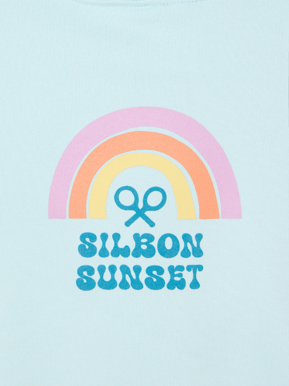 Sudadera girl capucha silbon sunset celeste