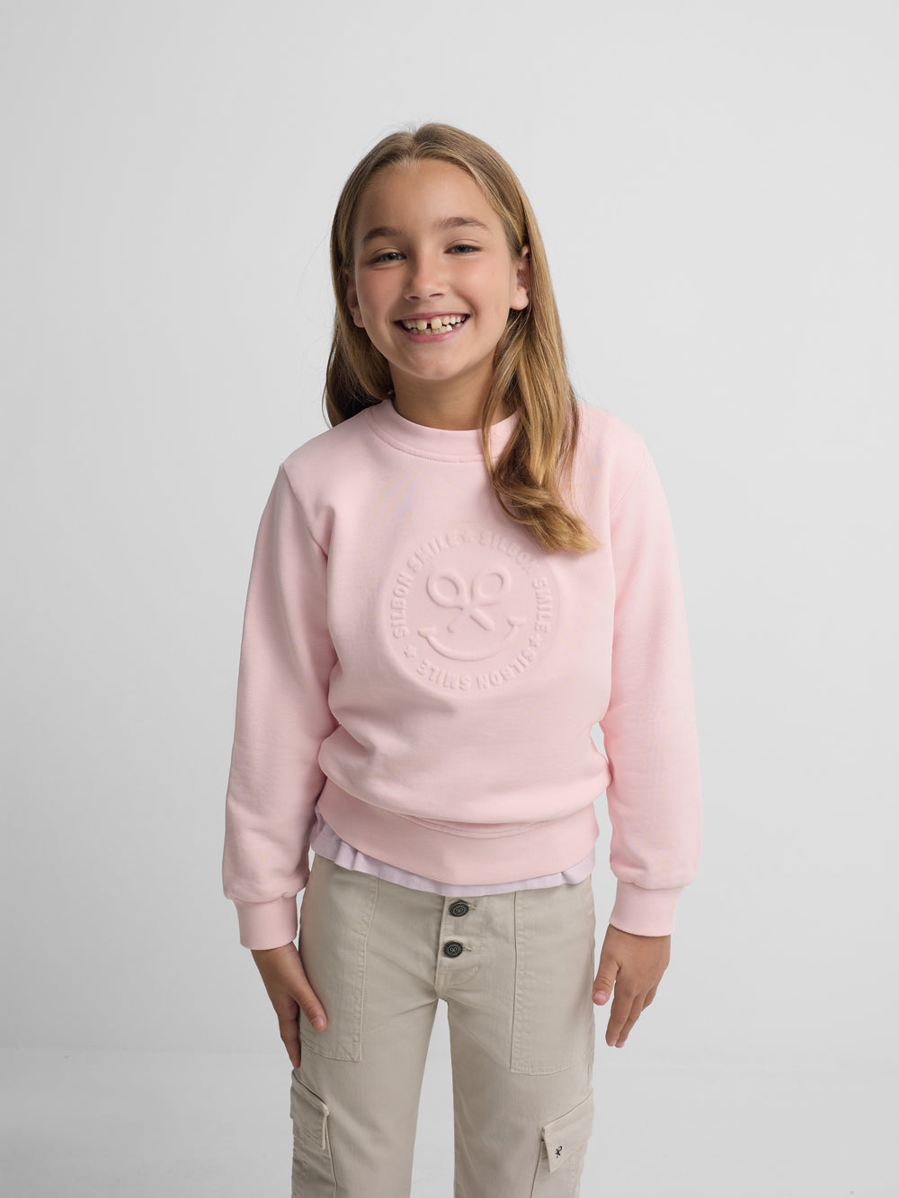 Girl Smile Pink Sweatshirt
