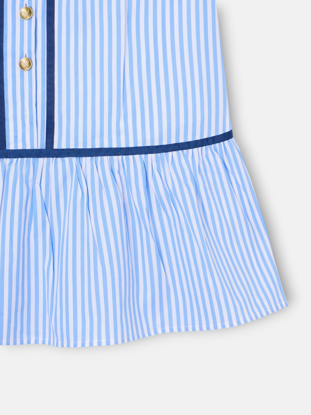 Vestido girl marinero rayas azules
