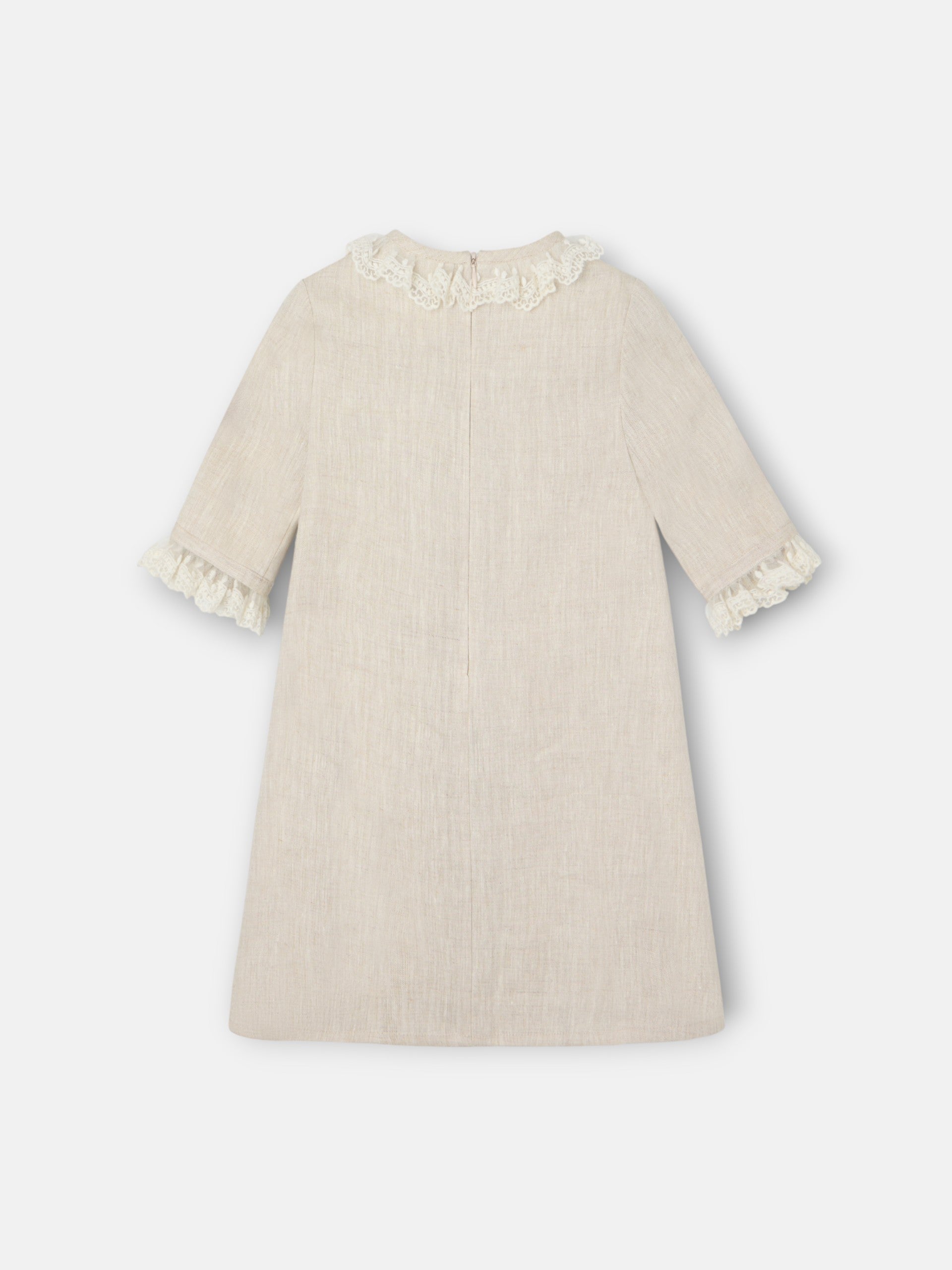 Vestido girl vestir beige