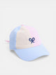 Casquette fille rayée multicolore