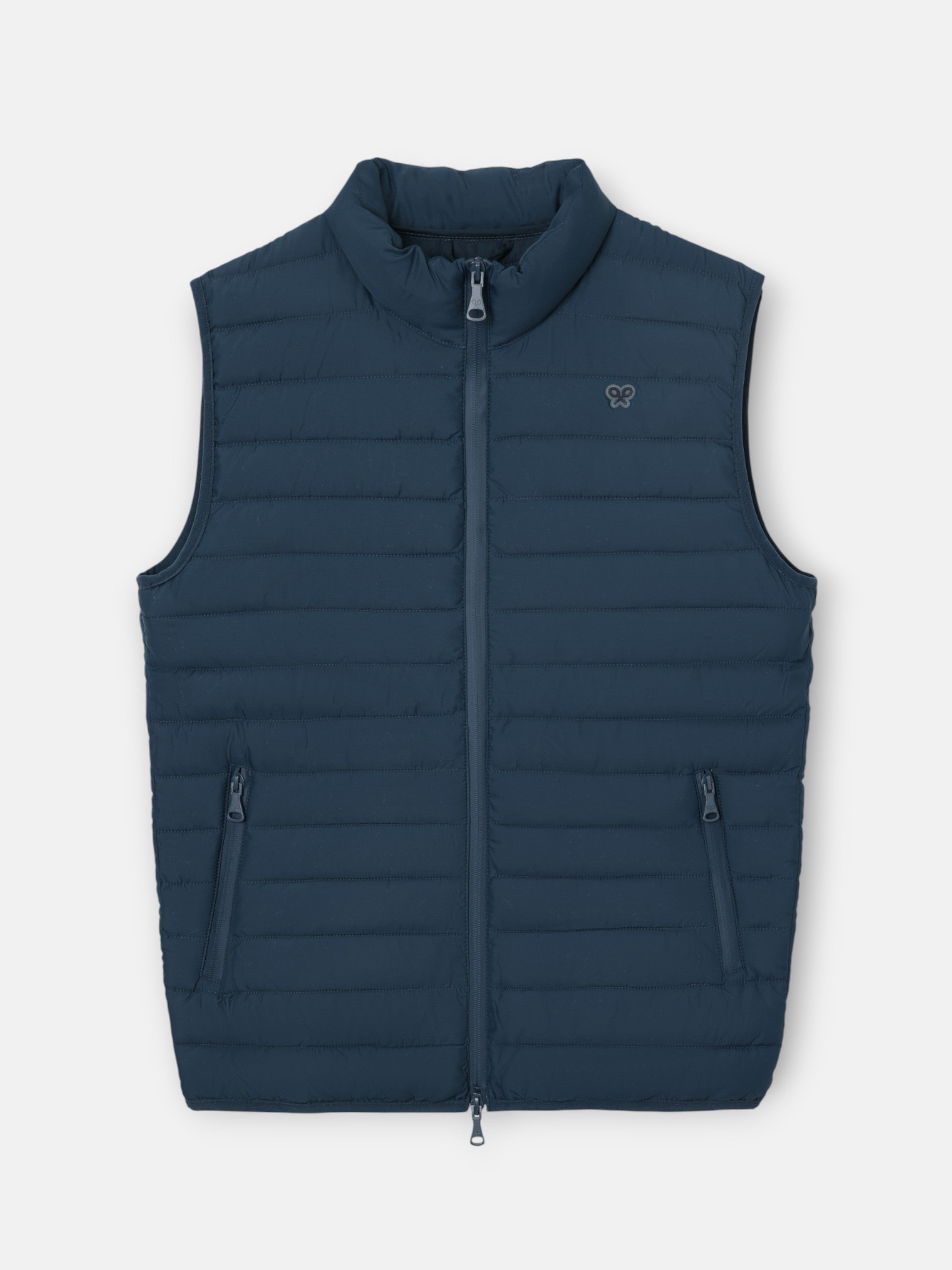 Navy blue padded vest