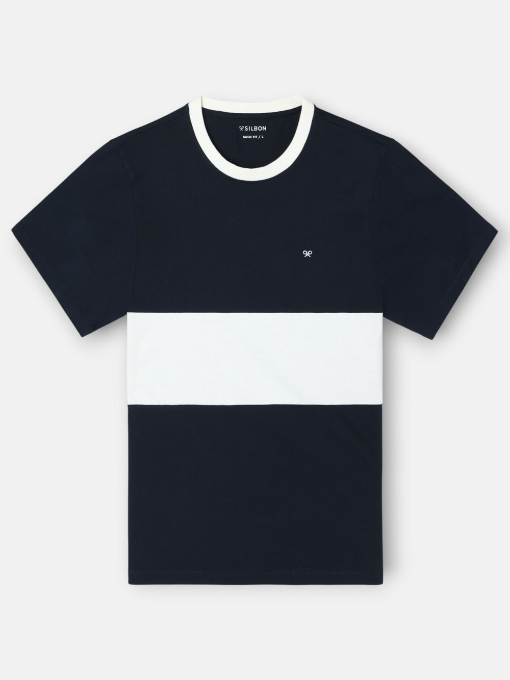 Camiseta raya horizontal cruise azul marino