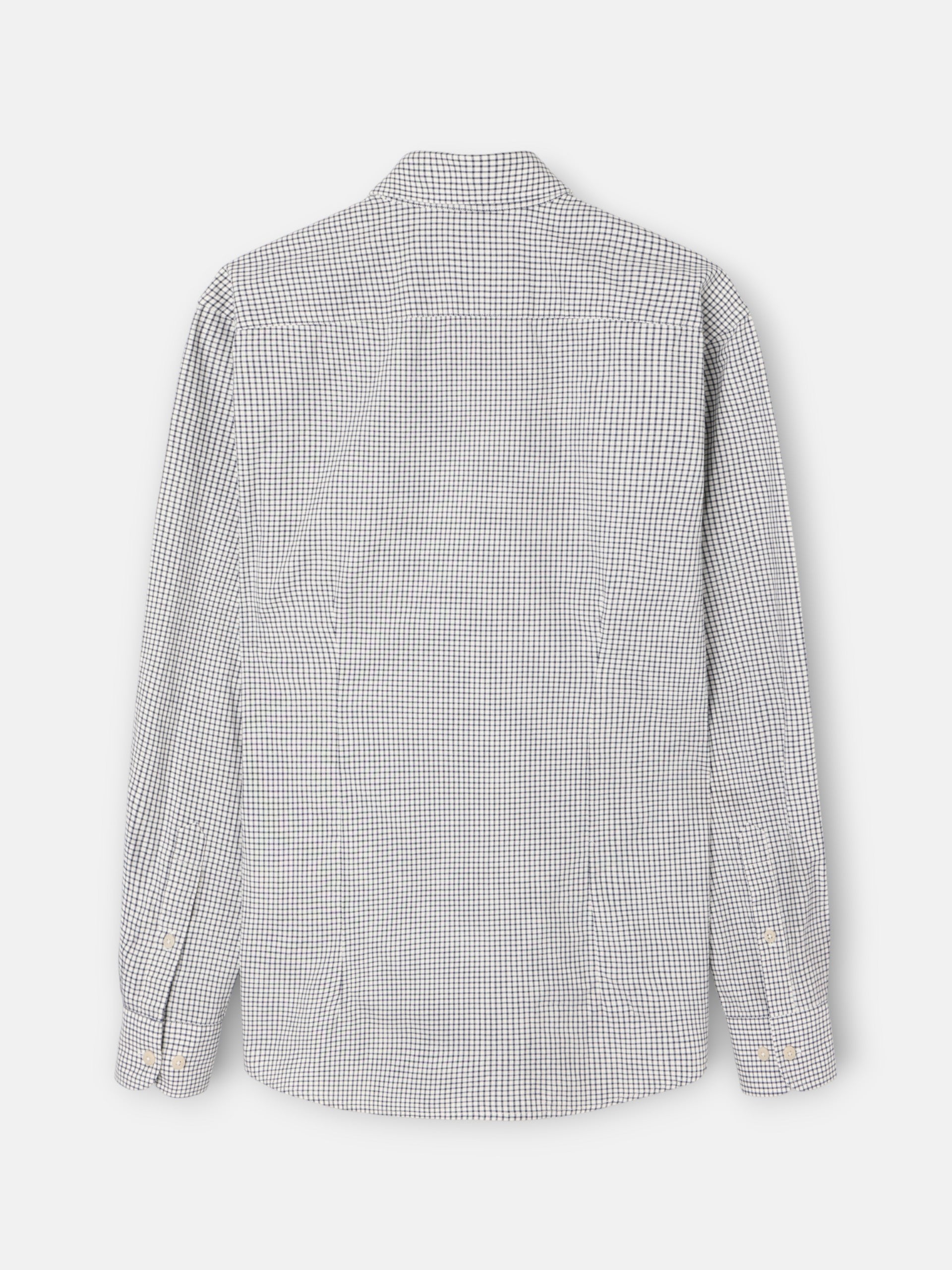 Camisa bolsillos cuadros cruise azul marino