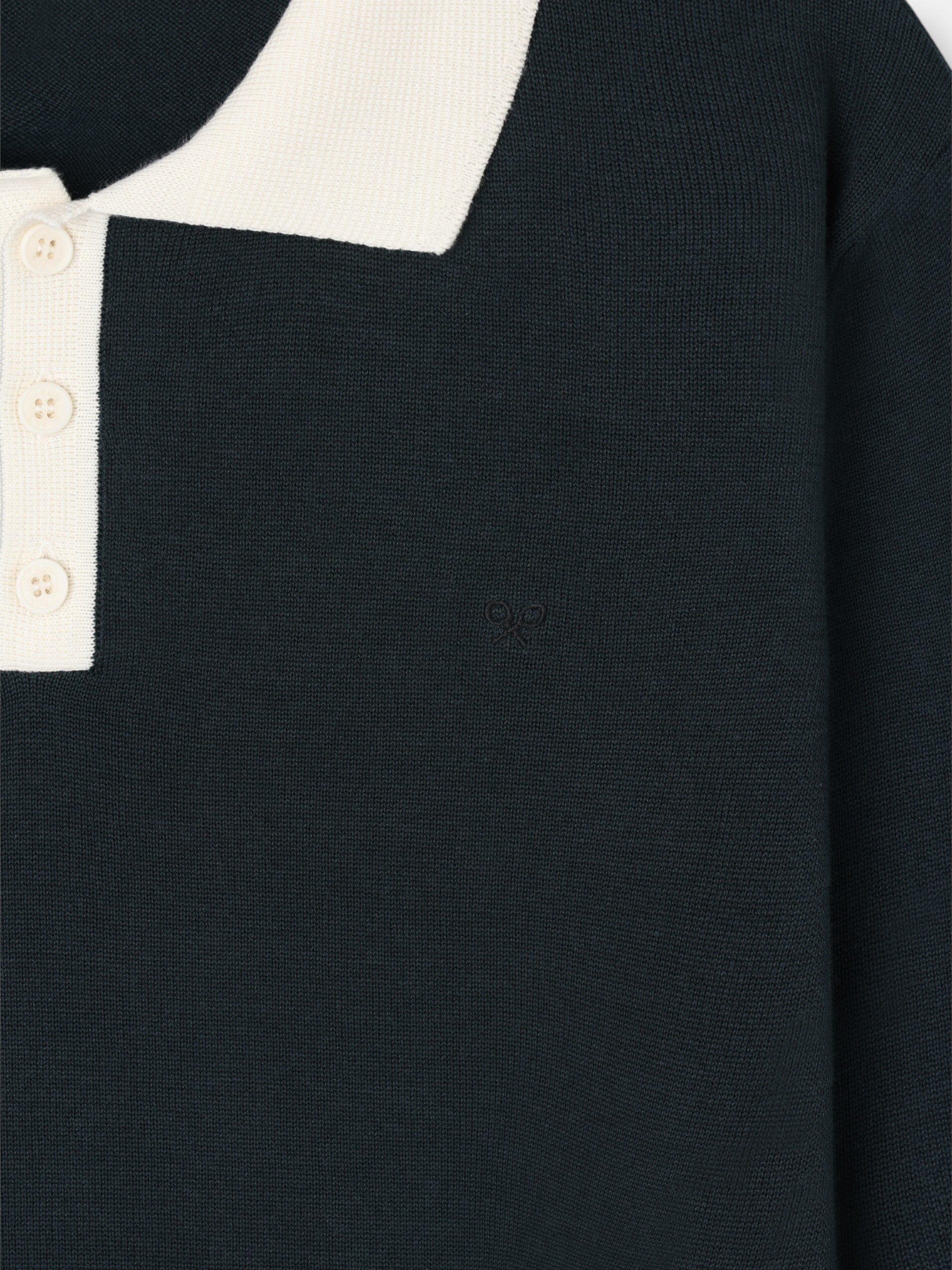 Cruise green polo neck sweater