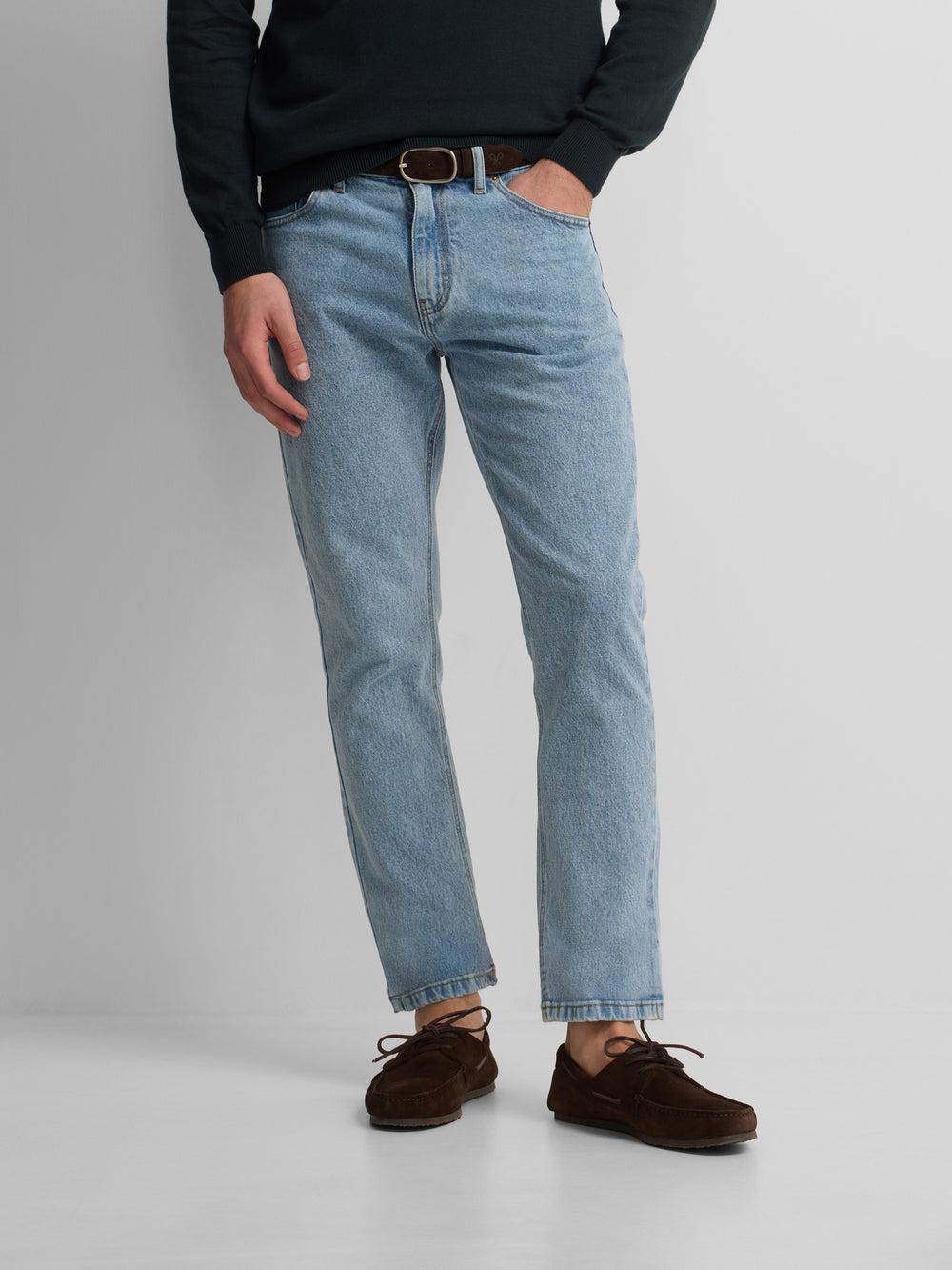 Pantalon sport denim cruise azul medio