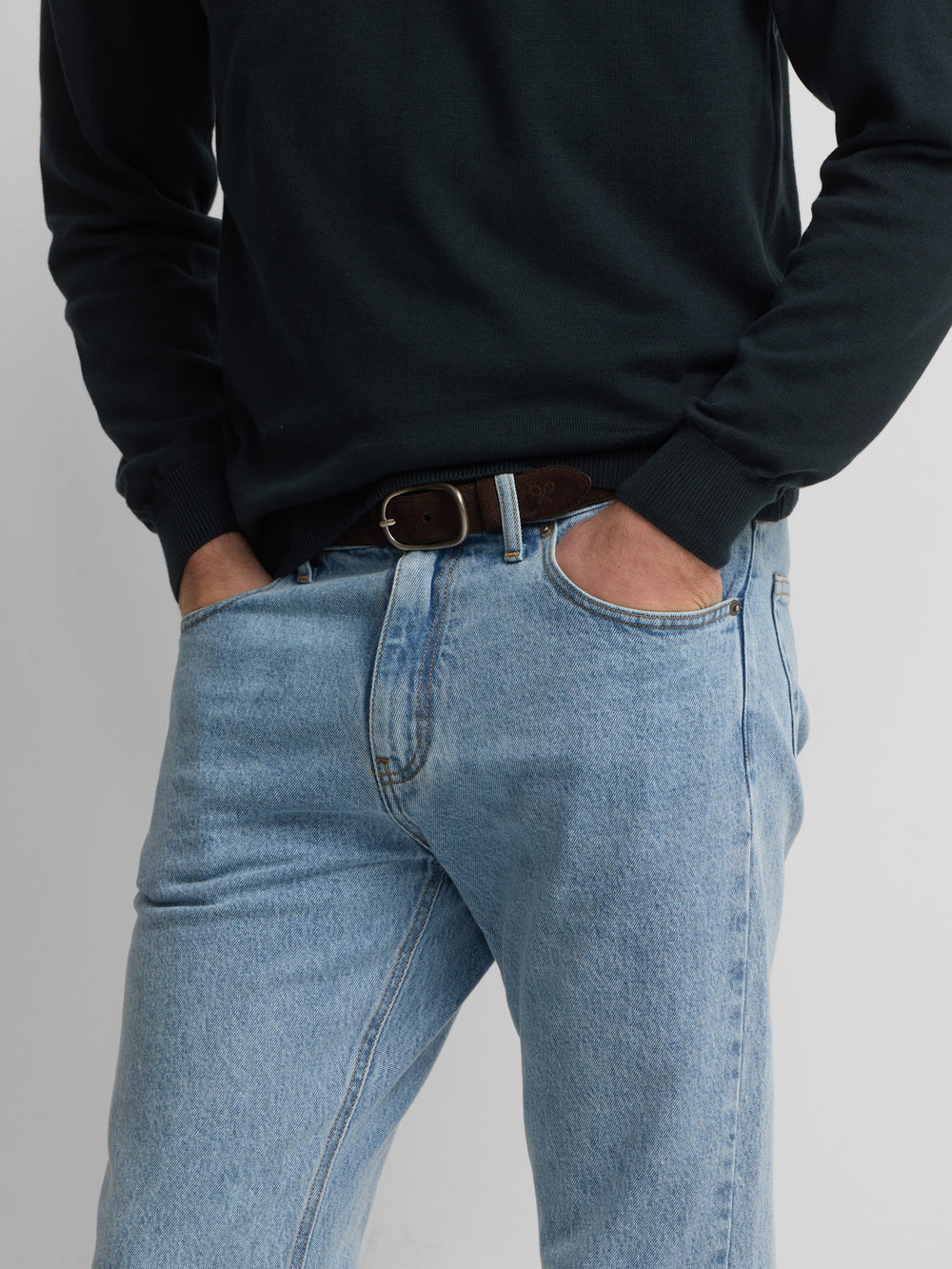 Pantalon sport denim cruise azul medio