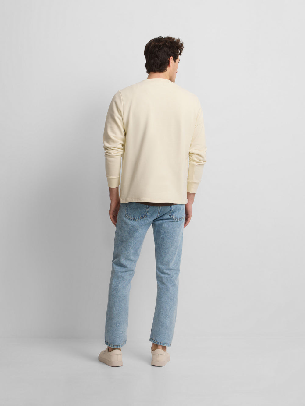 Sudadera bolsillo cruise crema