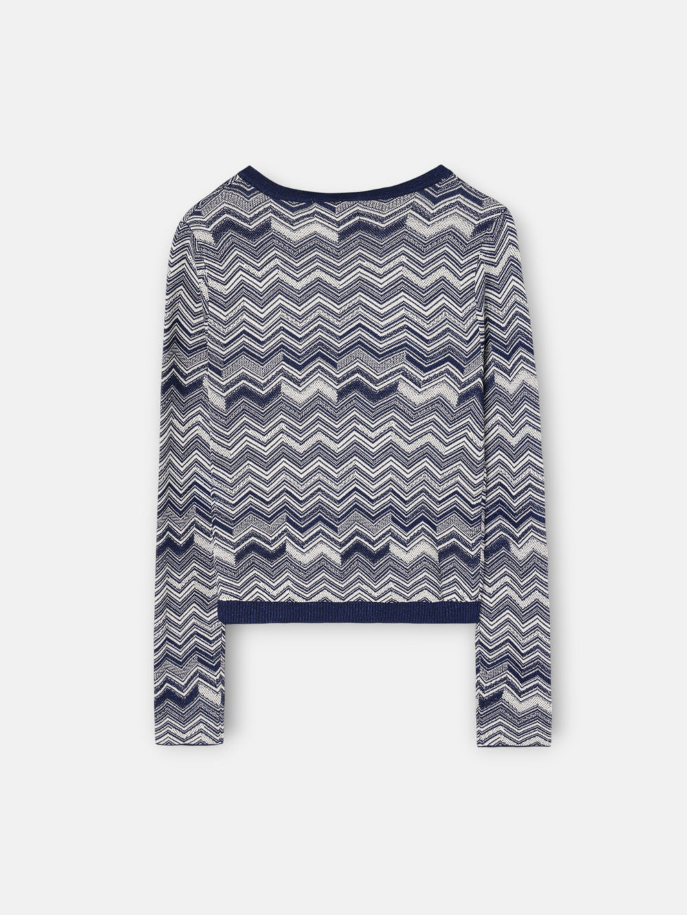 Cardigan largo espiga azules