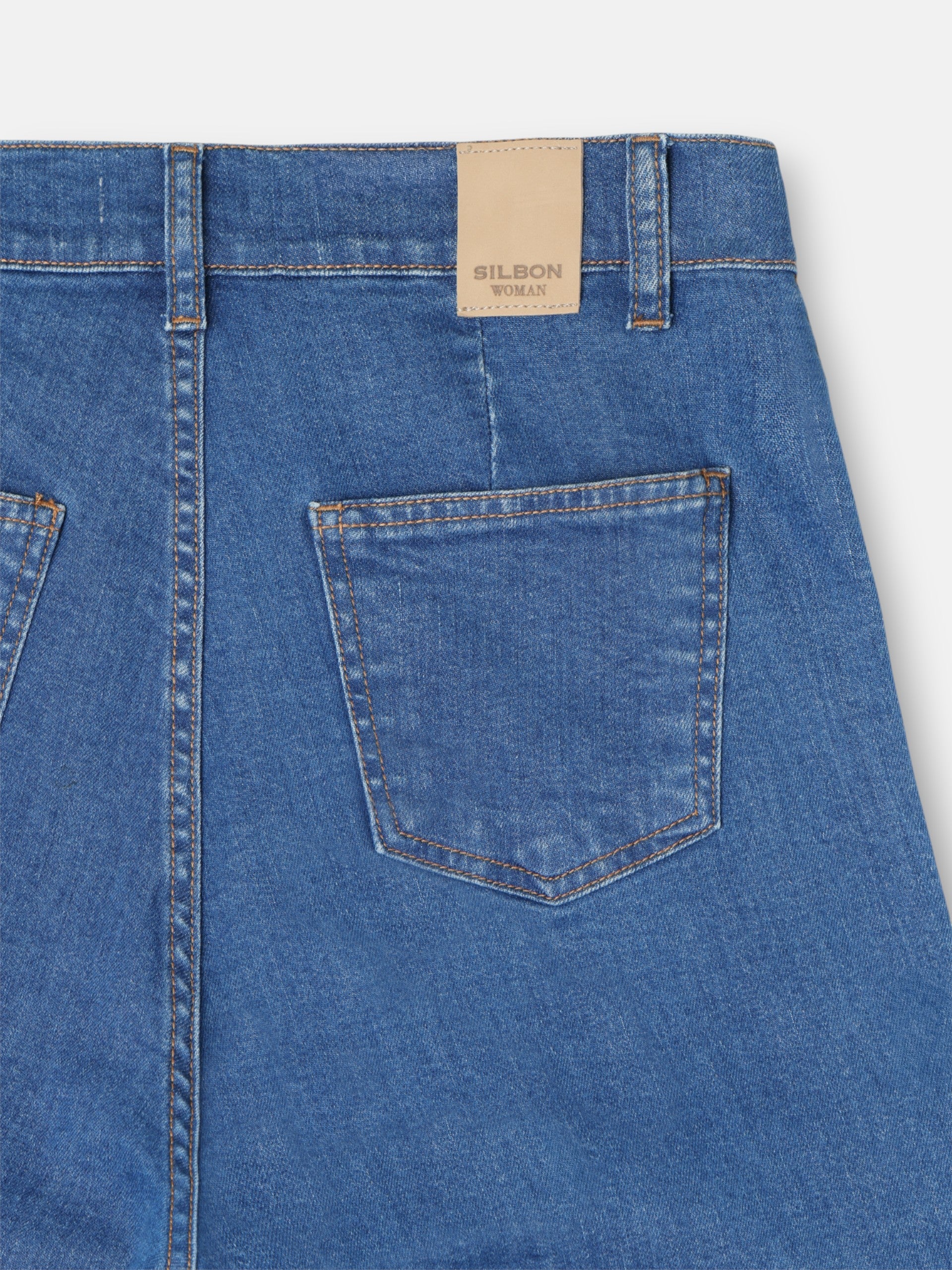 Denim cargo pants