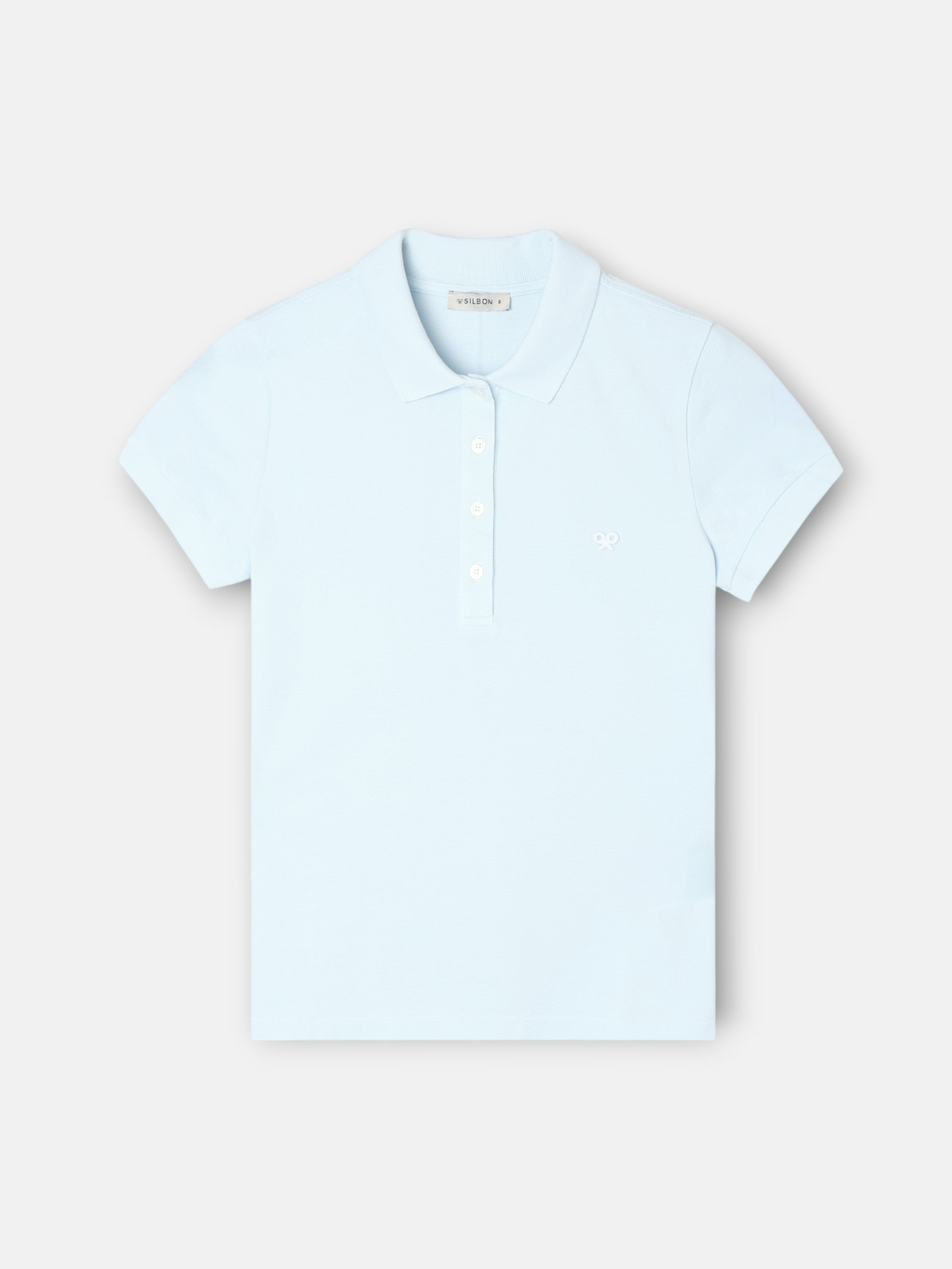 Classic light blue women's polo