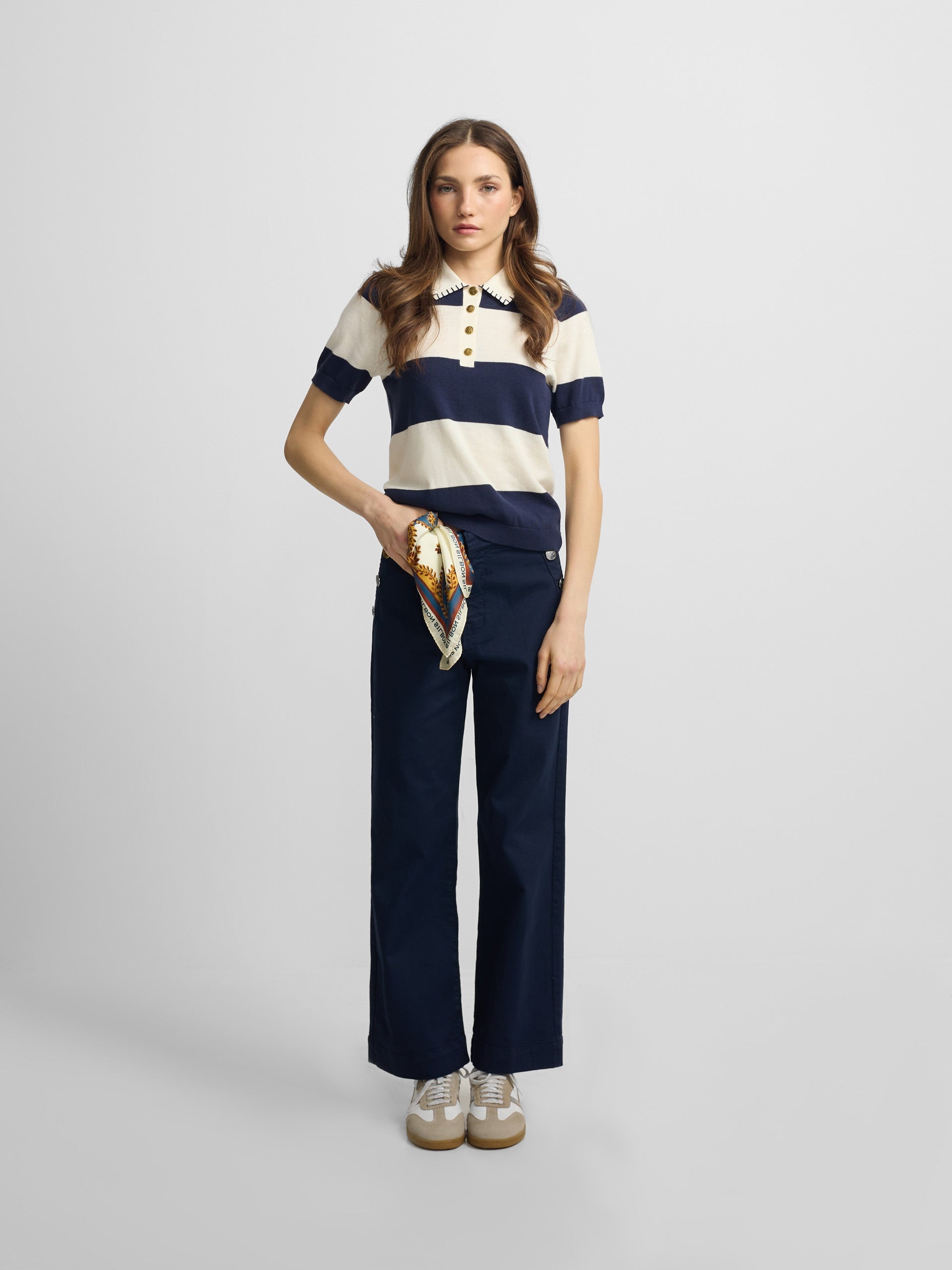 Pantalon marin bleu marine