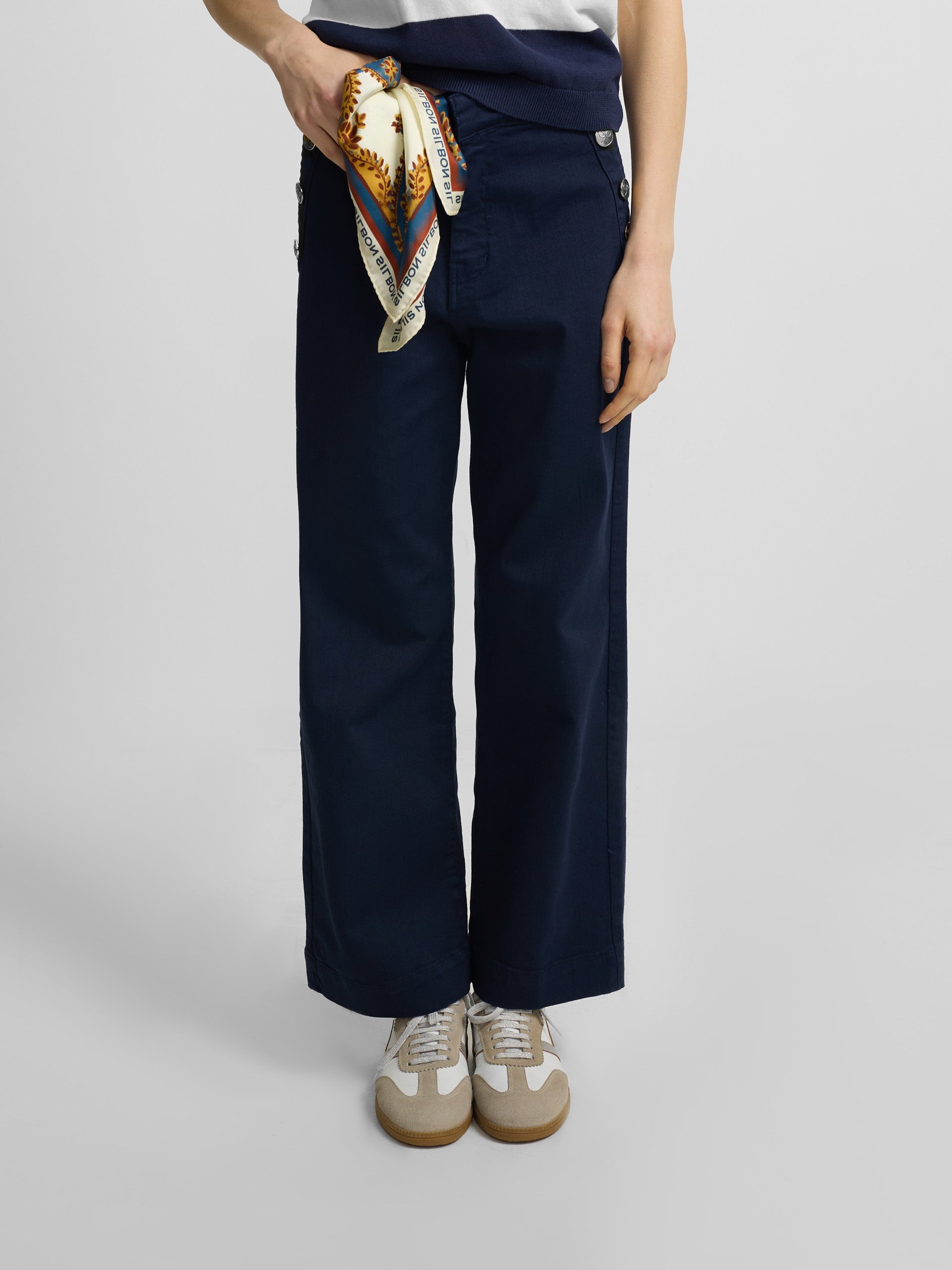 Pantalon marin bleu marine