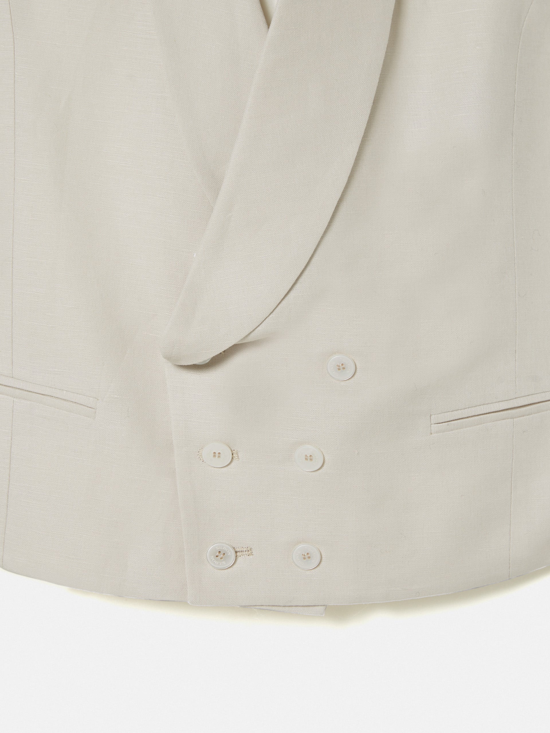 Gilet chaque col rond gris perle
