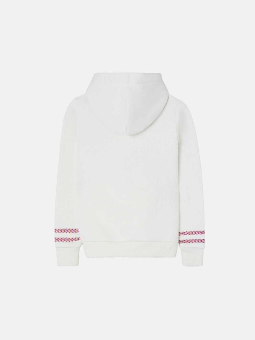 Sweatshirt girl capuz étnico cru